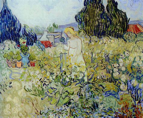 Vincent Van Gogh Marguerite Gachet In Her Garden At