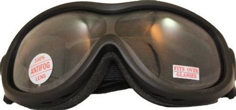 tactical over glasses goggles ansi z87 1 antifog open cell foam clear lenses by motoproducts