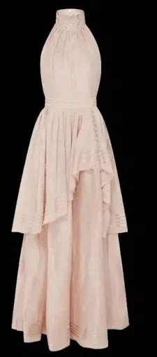 Aje Sienna Maxi Dress Blush Size 6