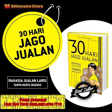 Jual Buku 30 Hari Jago Jualan 089688678744 Tri Buku Buku