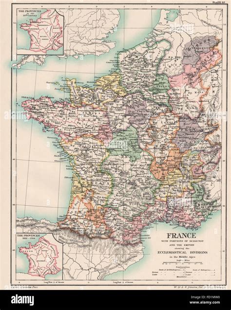 Map Of France Medieval Hi Res Stock Photography And Images Alamy