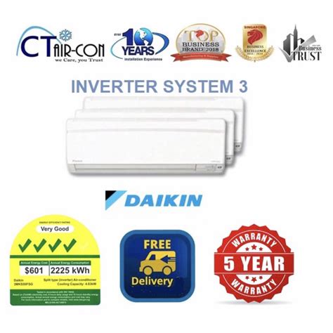 Daikin Inverter Multi Split System 2 FTKS25DVM 2 3MKS50FSG 4