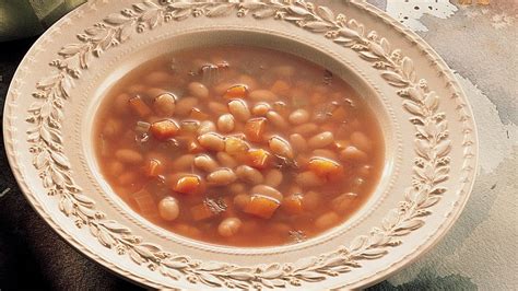 Navy beans & other whole foods: Navy Bean Soup recipe from Betty Crocker