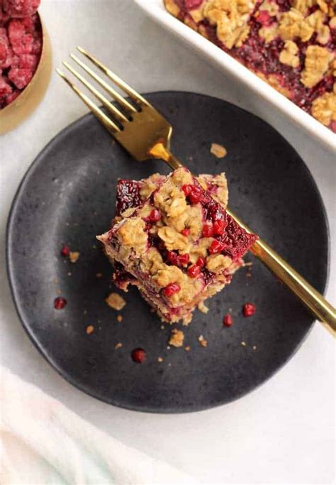 To enjoy again, thaw in the fridge if frozen then enjoy cold or at room temperature! Vegan Raspberry Oatmeal Bars (Kid-Friendly!) - Hummusapien