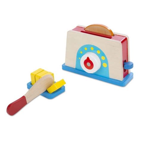Melissa And Doug Lets Play House Toaster Bread And Butter Set