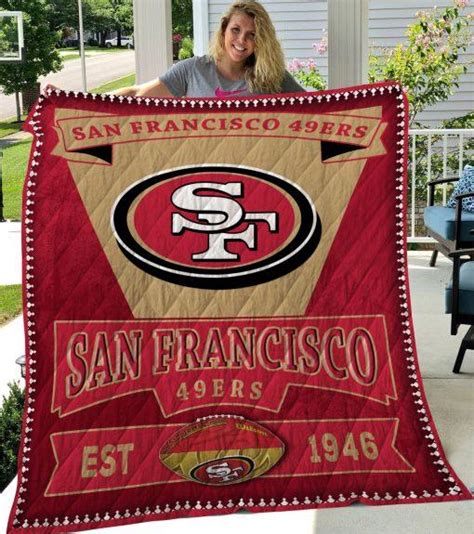 San Francisco 49ers Sf49 Quilt Blanket Teeruto
