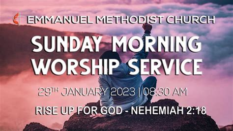 Sunday Morning Worship Service 29th January 2023 0830 Am Youtube