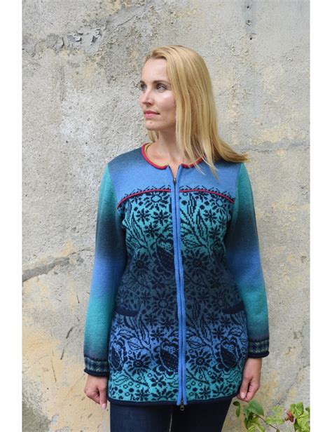 Check spelling or type a new query. Kauni wool cardigan with floral patterns