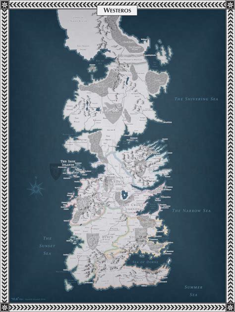 Printable Map Of Westeros