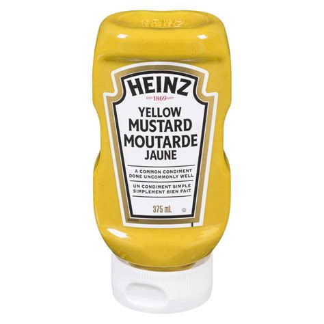 Heinz Yellow Mustard 375 Ml Powells Supermarkets