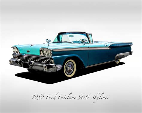 My first experience with galaxie 500 was the song don't let our youth go to waste, and believe me, i was at the very first show i could find. Classic Cars - 1959 Ford Galaxie 500 Skyliner - Print ...