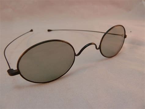 antique sunglasses steel frames oval lenses early 1900s steampunk vintage glasse