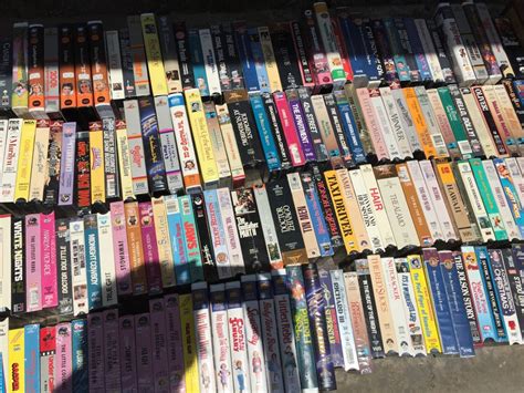Massive Collection Of Vintage Sealed Vhs Movies Video Tapes Classic
