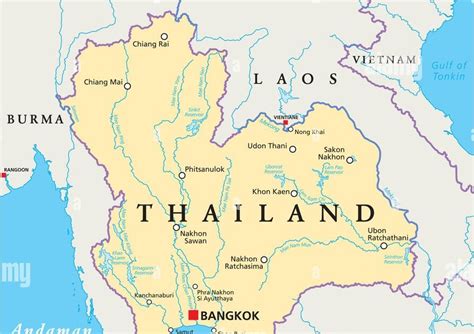 Map Of Thailand And Bangkok Maps Of The World