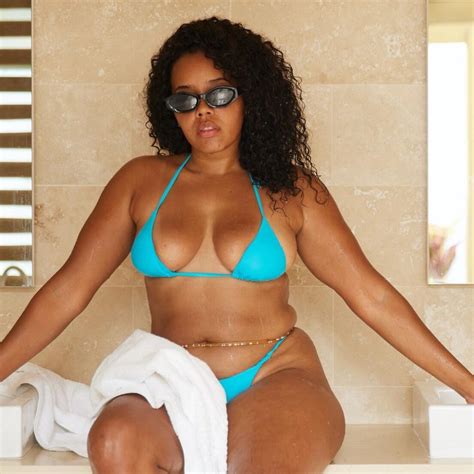 Times Angela Simmons Showed Us Her Natural Bikini Body