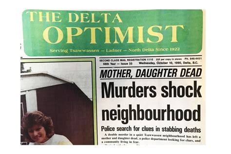 True Crime Canada Mother Daughter Homicide Still Haunts Bc Vancouver Is Awesome