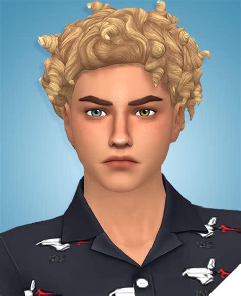 Sims 4 Curly Hair Male Maxis Match Infoupdate Org