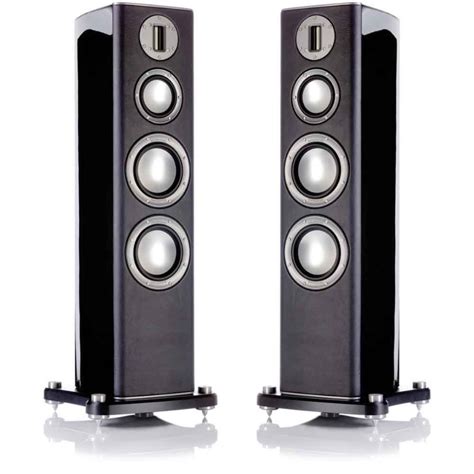 Monitor Audio Platinum Pl200 Floorstanding Speakers Mint Demo Black