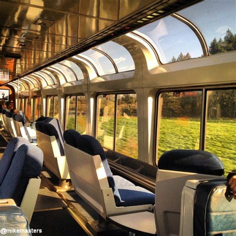 Photo Observation Car On Coast Starlight Amtrak