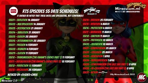 Miraculous Ladybug Season 5 Episodes Release Dates By Eth74 On Deviantart