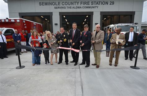 Fire Station 29 Ribbon Cutting Ceremony Seminole County