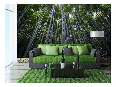 Wall26 Green Bamboo Forest Removable Wall Mural Self Adhesive Large