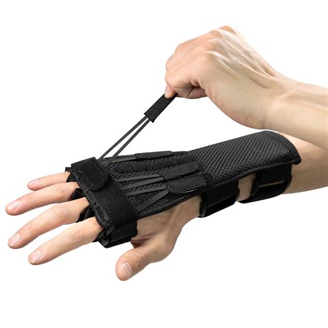 Feamero Radial Nerve Palsy Splint Adjustable Finger Lift Elastic Strap