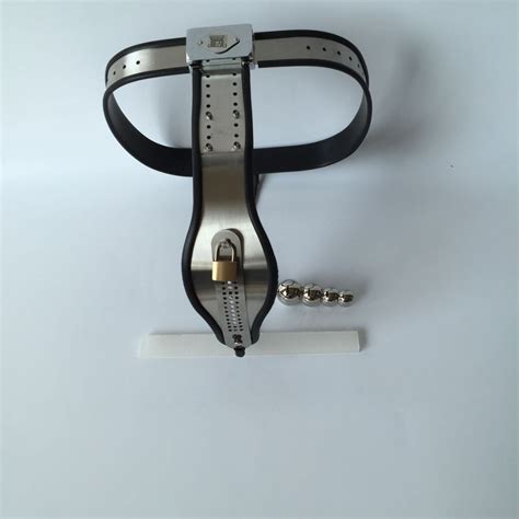 Buy 2pcsset Stainless Steel Female Chastity Beltanal