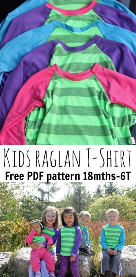 Das simply raglan shirt ist ein sehr schnell und einfach genähtes basic shirt mit raglan ärmeln für damen. Free Raglan Shirt Pattern Kids | Kinder kleidung nähen, Kinder klamotten, Kinderkleidung