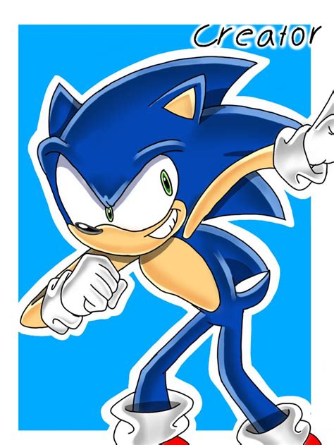 Sonic The Hedgehog Fanart Reuploaded By Elcreatordraws On Deviantart