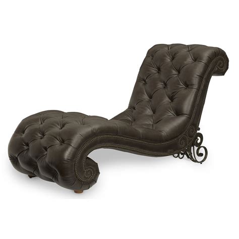 Michael Amini Trevi Leather Chaise Lounge And Reviews Chaise Lounge