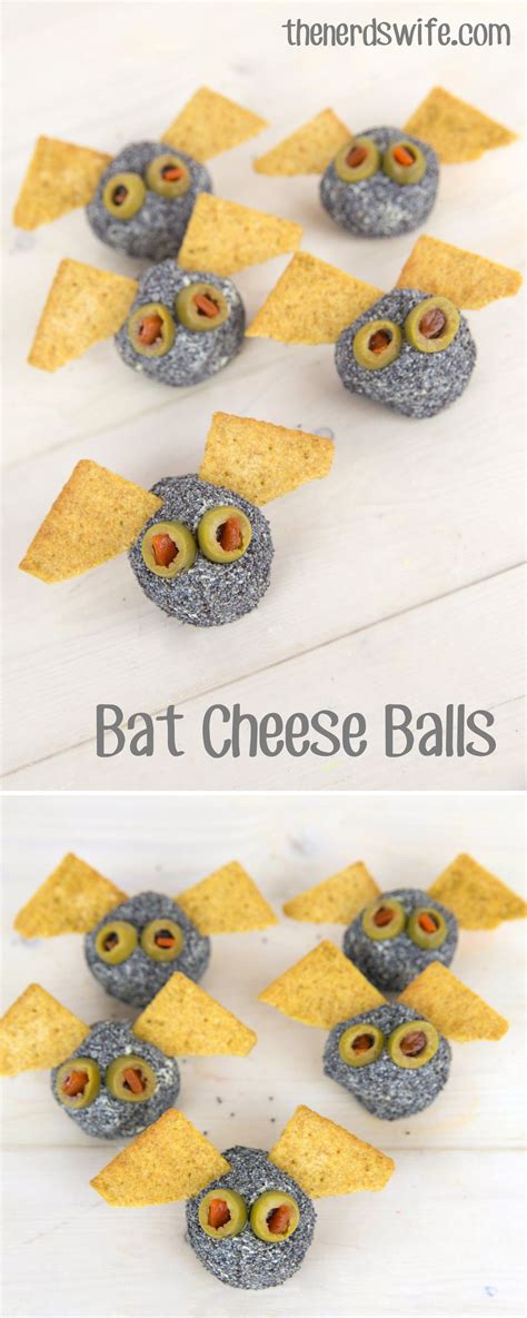 Bat Cheese Balls Are A Fun Treat For Halloween Delicious Cheese