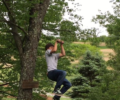 When i told my kids about it, they were jumping up and down, crazily happy. How to Make a Backyard Zipline : 9 Steps - Instructables