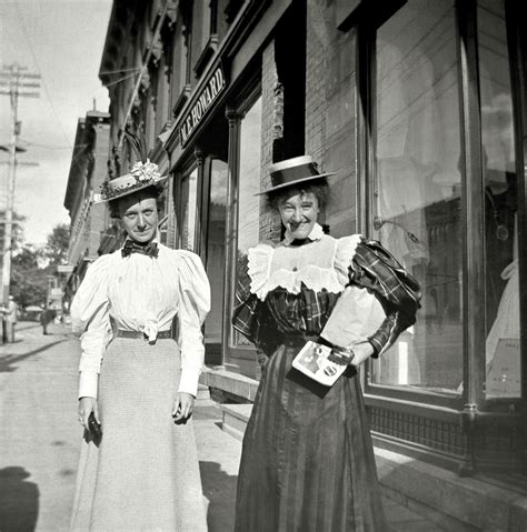 Malone New York 1897 Mabel And Daisy On The Street Shorpy
