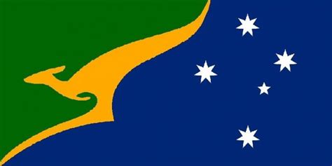 New Australian Flag Ausflag Proposal Australian Flag Ideas Flag