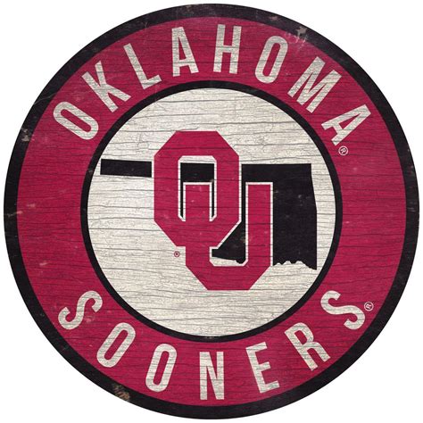 Officially Licensed Ncaa Oklahoma 12 Wood Circle 9798627 Hsn