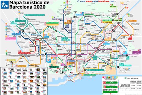 Mapa Turístico De Barcelona 49 Lugares Importantes Para Turistas