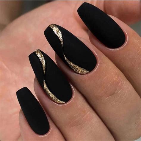 🌺 9 Matte Black Coffin Nail Ideas Trend In Cool 2019 🌺