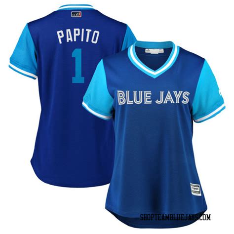 Aledmys Diaz Women S Toronto Blue Jays Light Blue Replica Papito Royal Players Weekend