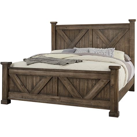 Rustic King Bed Frame Sun Valley Rustic Timber King Bed W Headboard