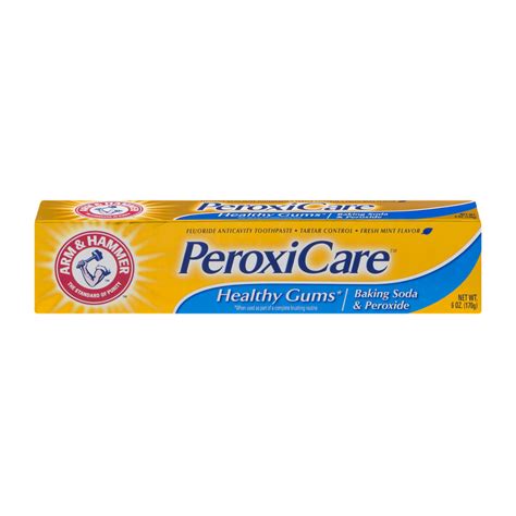 Arm And Hammer Peroxi Care Healthy Gums Fluoride Toothpaste With Baking
