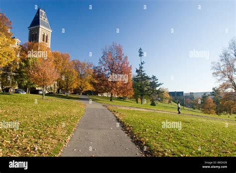 Cornell University Mcgraw Tower Ithaca Ny Usa Stock Photo Alamy