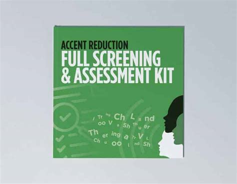 Accent Reduction Screening And Assessment Kit Speech And Voice