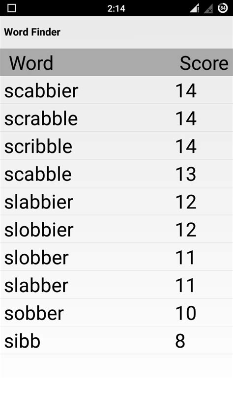 Word Finder Scrabble Solver Apk For Android Download