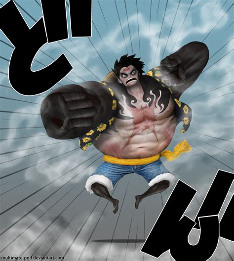 Luffy Gear 4th By Multimate Pnd On Deviantart