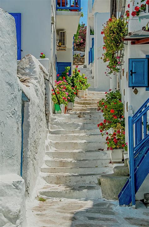 Street In Mykonos Greece Photograph By Tom Zeman Fine Art America
