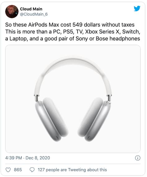 11 Memes Mocking Apples Airpods Max Unveiling