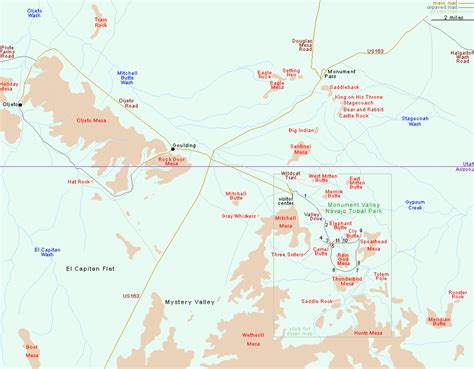 Visit our site to find the perfect fit! Map of Monument Valley, Utah/Arizona