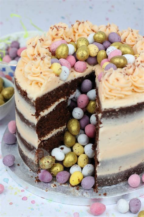 Easter Piñata Cake! - Jane's Patisserie | Easter baking, Easter dessert, Easter cakes