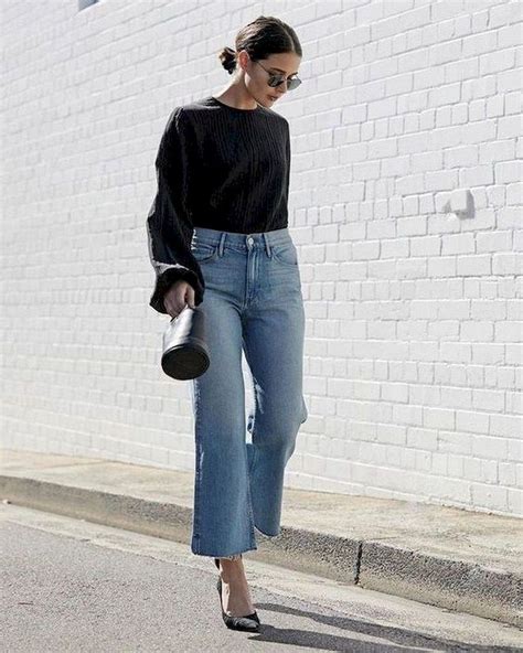 Wide Leg Jeans Ideas That Trending On Summer 2019 40 Denim Fashion